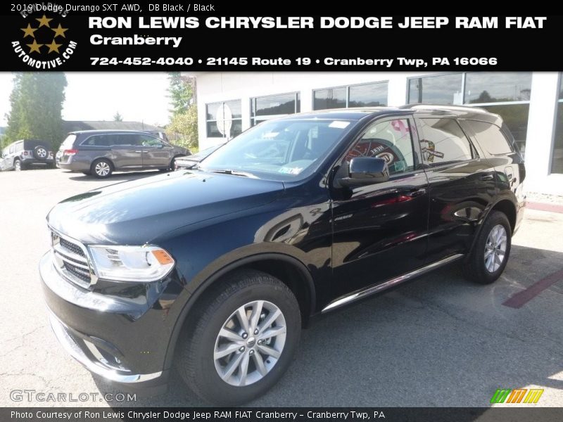 DB Black / Black 2019 Dodge Durango SXT AWD