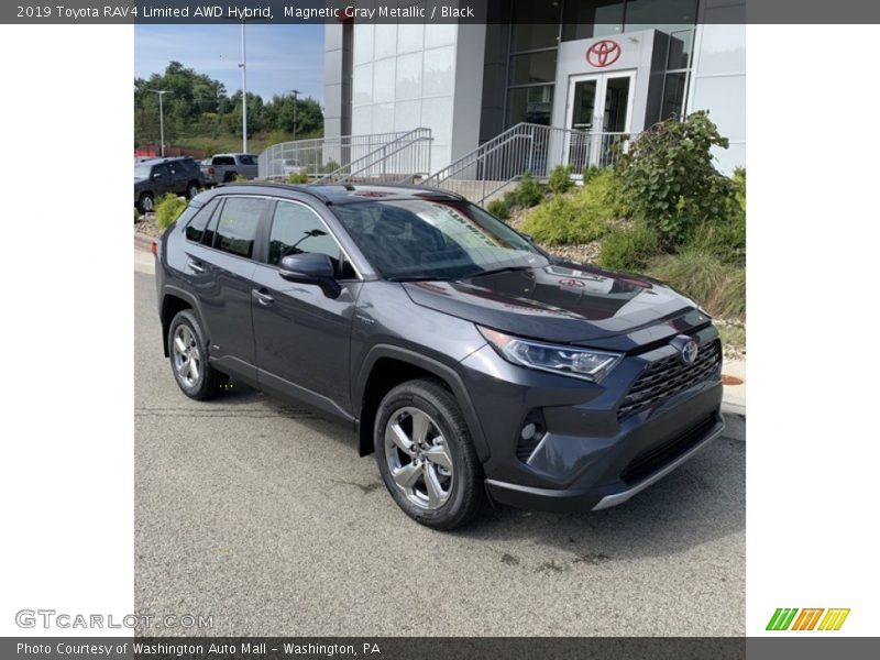 Magnetic Gray Metallic / Black 2019 Toyota RAV4 Limited AWD Hybrid