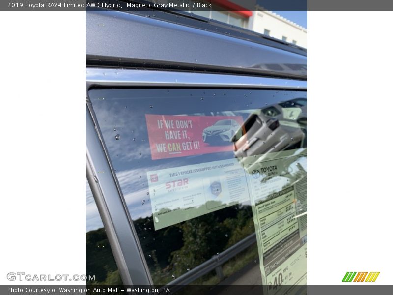 Magnetic Gray Metallic / Black 2019 Toyota RAV4 Limited AWD Hybrid