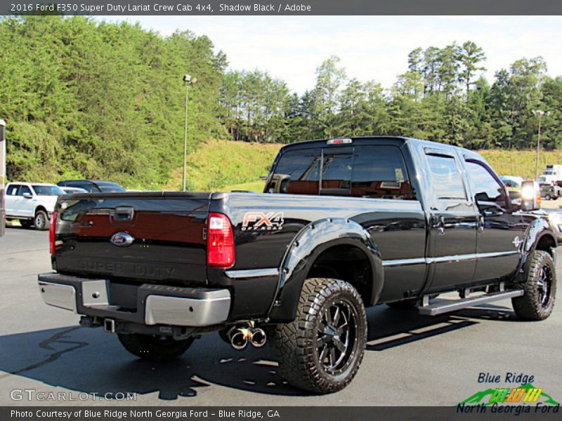 Shadow Black / Adobe 2016 Ford F350 Super Duty Lariat Crew Cab 4x4