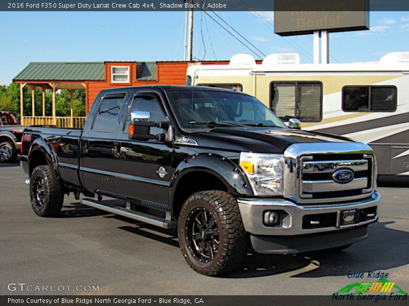 Shadow Black / Adobe 2016 Ford F350 Super Duty Lariat Crew Cab 4x4