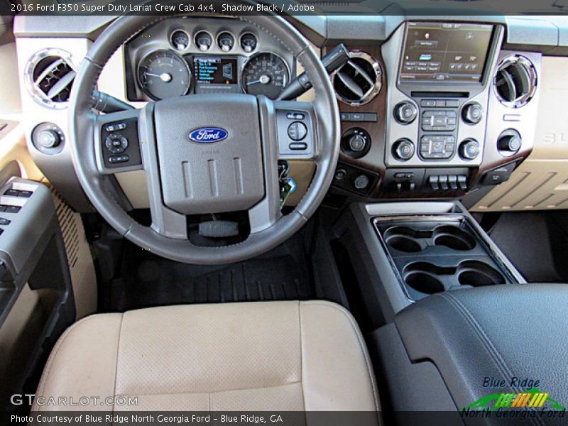 Shadow Black / Adobe 2016 Ford F350 Super Duty Lariat Crew Cab 4x4