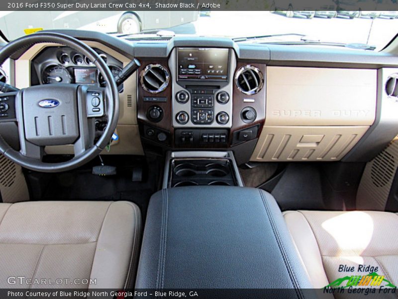 Shadow Black / Adobe 2016 Ford F350 Super Duty Lariat Crew Cab 4x4