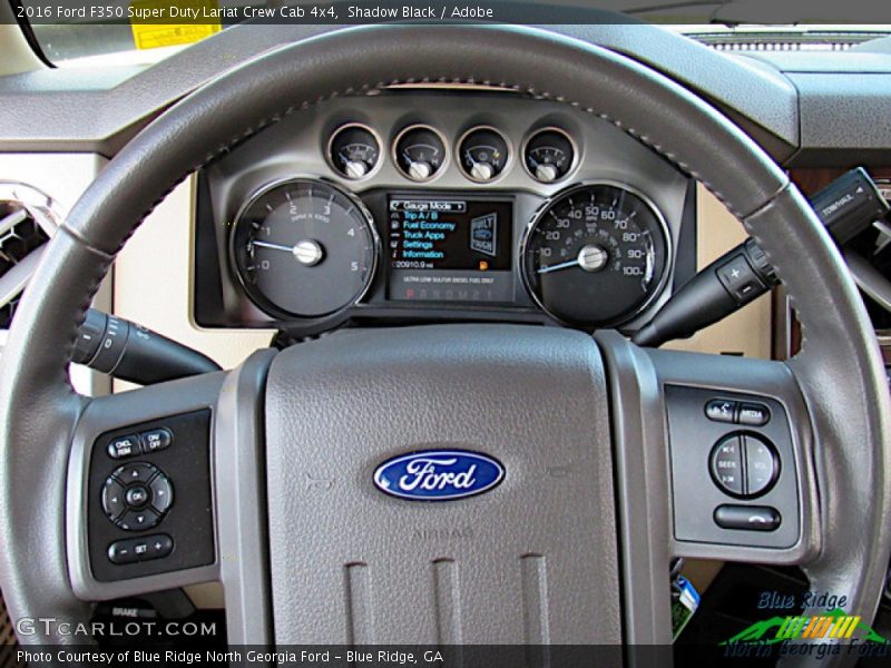 Shadow Black / Adobe 2016 Ford F350 Super Duty Lariat Crew Cab 4x4