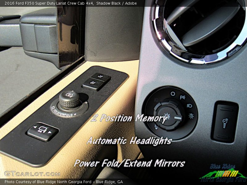 Shadow Black / Adobe 2016 Ford F350 Super Duty Lariat Crew Cab 4x4