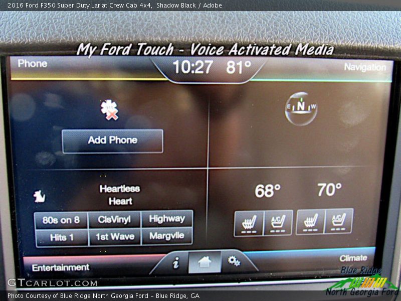 Shadow Black / Adobe 2016 Ford F350 Super Duty Lariat Crew Cab 4x4