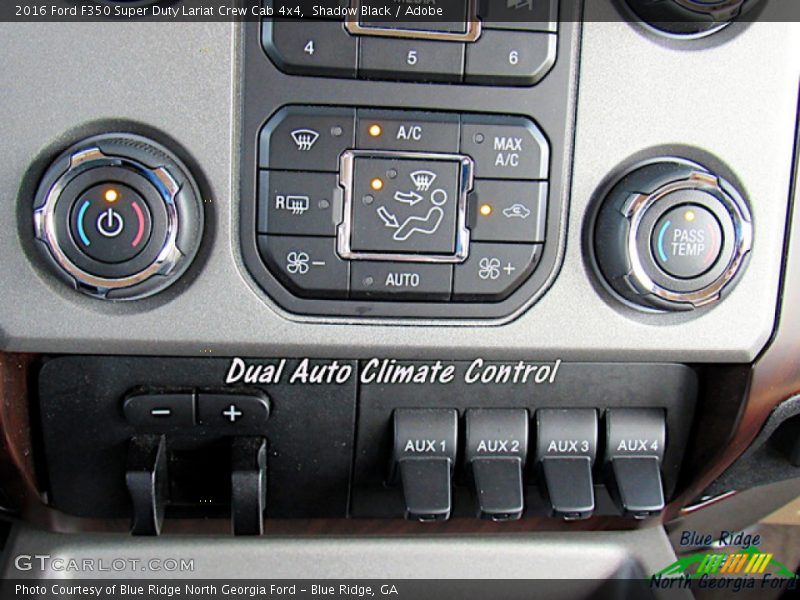 Shadow Black / Adobe 2016 Ford F350 Super Duty Lariat Crew Cab 4x4