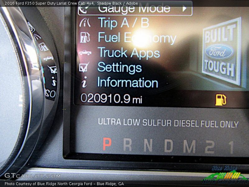 Shadow Black / Adobe 2016 Ford F350 Super Duty Lariat Crew Cab 4x4