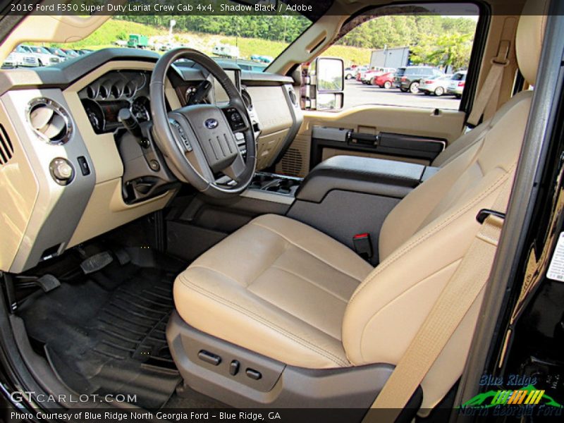 Shadow Black / Adobe 2016 Ford F350 Super Duty Lariat Crew Cab 4x4