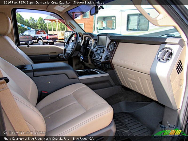 Shadow Black / Adobe 2016 Ford F350 Super Duty Lariat Crew Cab 4x4