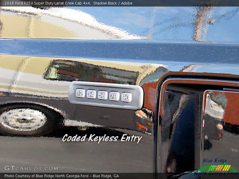 Shadow Black / Adobe 2016 Ford F350 Super Duty Lariat Crew Cab 4x4