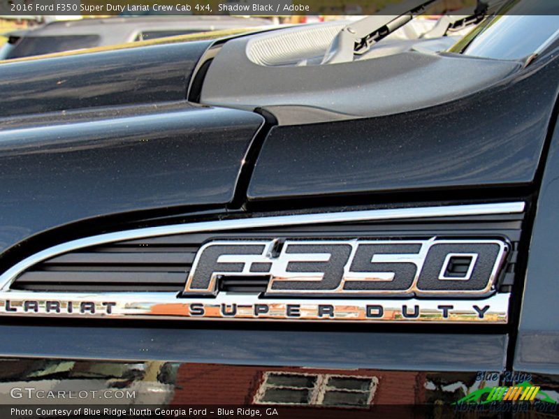 Shadow Black / Adobe 2016 Ford F350 Super Duty Lariat Crew Cab 4x4