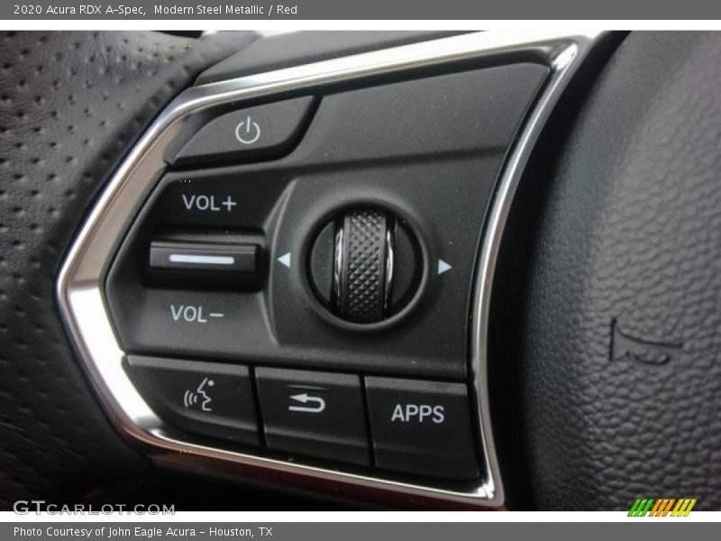 Modern Steel Metallic / Red 2020 Acura RDX A-Spec