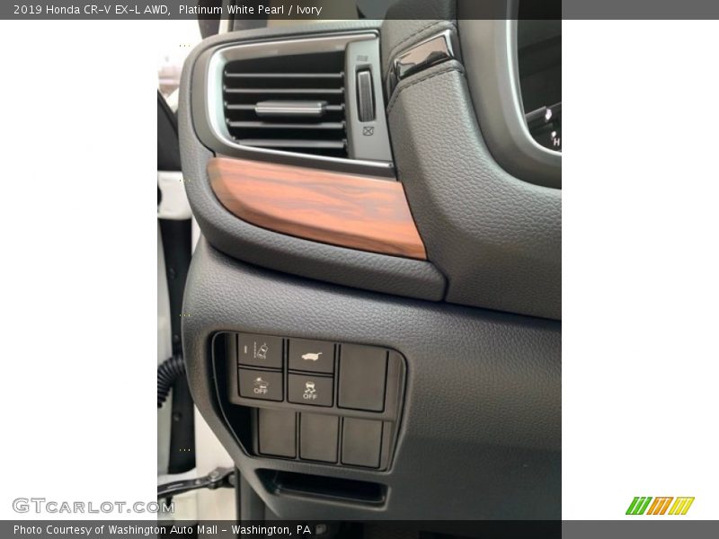 Platinum White Pearl / Ivory 2019 Honda CR-V EX-L AWD