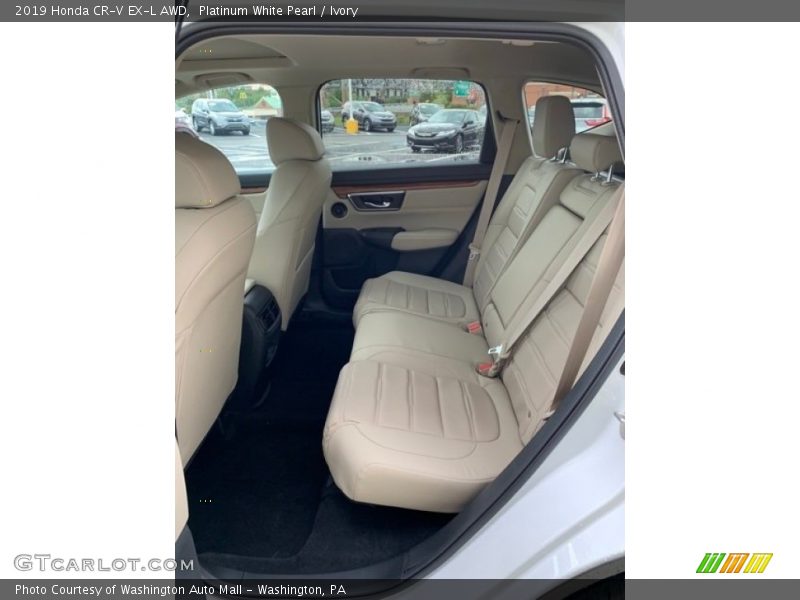 Platinum White Pearl / Ivory 2019 Honda CR-V EX-L AWD