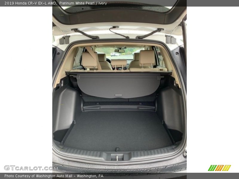 Platinum White Pearl / Ivory 2019 Honda CR-V EX-L AWD