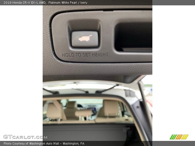 Platinum White Pearl / Ivory 2019 Honda CR-V EX-L AWD