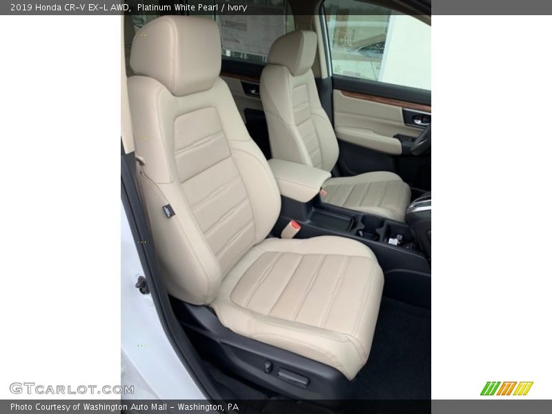 Platinum White Pearl / Ivory 2019 Honda CR-V EX-L AWD