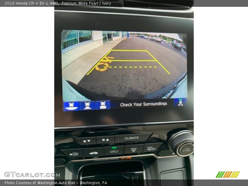 Platinum White Pearl / Ivory 2019 Honda CR-V EX-L AWD