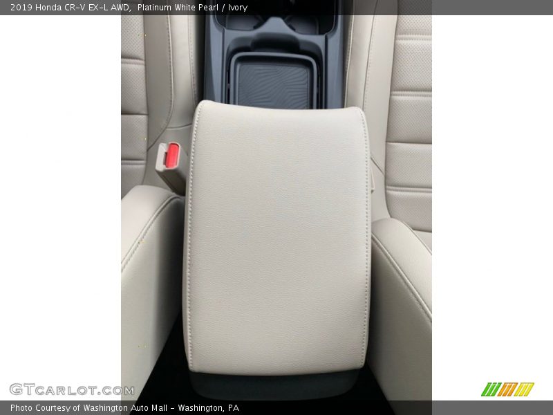 Platinum White Pearl / Ivory 2019 Honda CR-V EX-L AWD