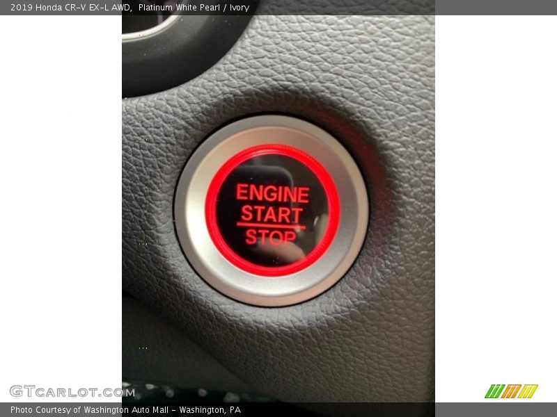 Platinum White Pearl / Ivory 2019 Honda CR-V EX-L AWD