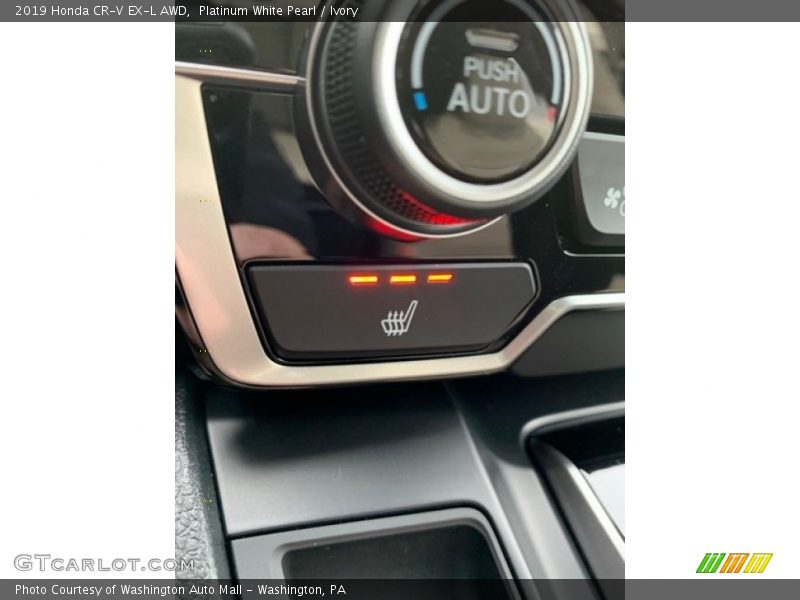 Platinum White Pearl / Ivory 2019 Honda CR-V EX-L AWD