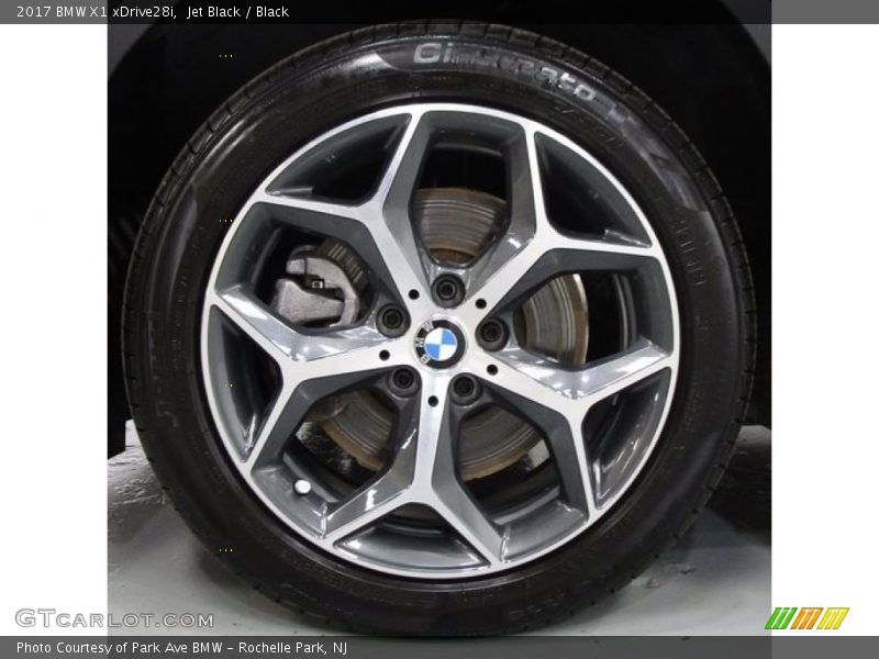 Jet Black / Black 2017 BMW X1 xDrive28i