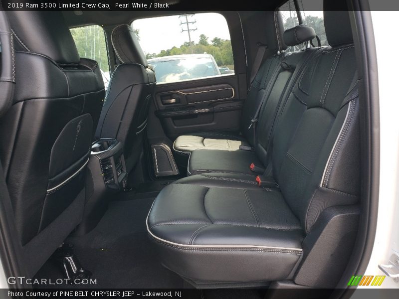 Pearl White / Black 2019 Ram 3500 Limited Crew Cab