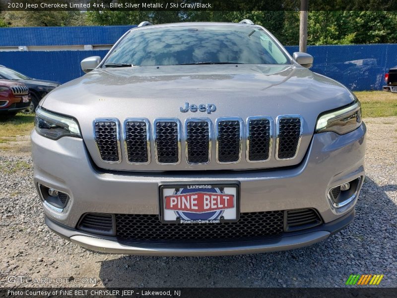 Billet Silver Metallic / Ski Gray/Black 2020 Jeep Cherokee Limited 4x4