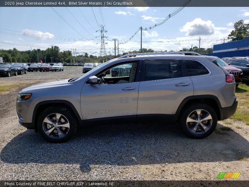 Billet Silver Metallic / Ski Gray/Black 2020 Jeep Cherokee Limited 4x4