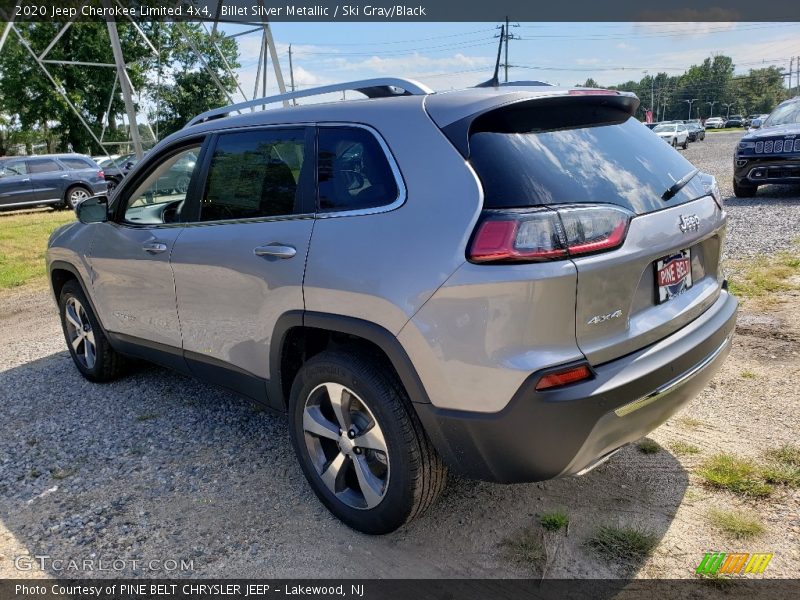 Billet Silver Metallic / Ski Gray/Black 2020 Jeep Cherokee Limited 4x4