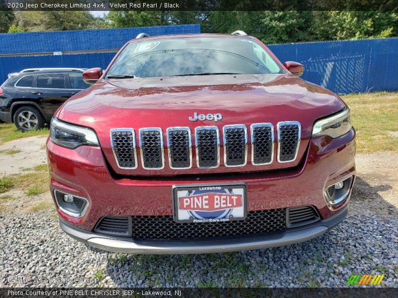 Velvet Red Pearl / Black 2020 Jeep Cherokee Limited 4x4