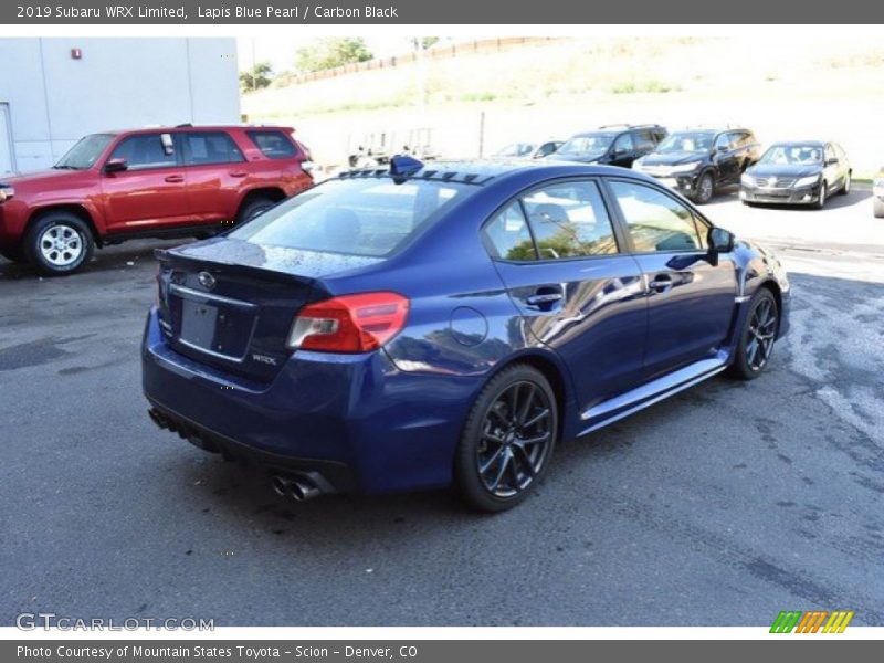 Lapis Blue Pearl / Carbon Black 2019 Subaru WRX Limited