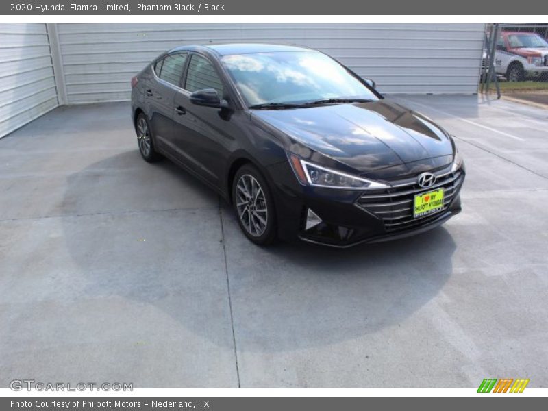 Phantom Black / Black 2020 Hyundai Elantra Limited