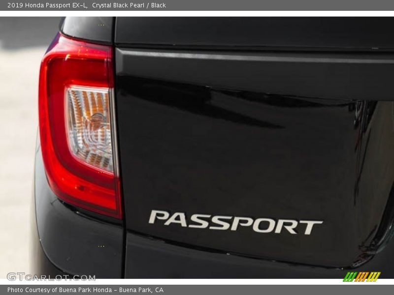 Crystal Black Pearl / Black 2019 Honda Passport EX-L