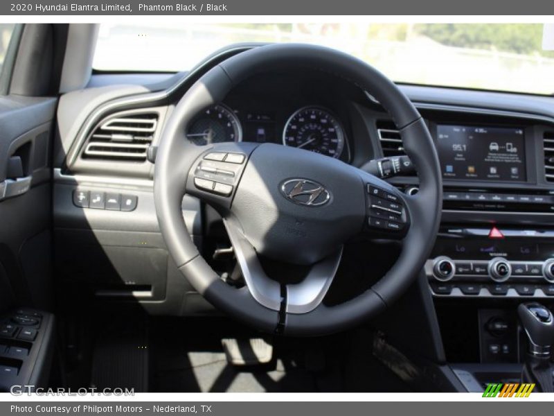 Phantom Black / Black 2020 Hyundai Elantra Limited