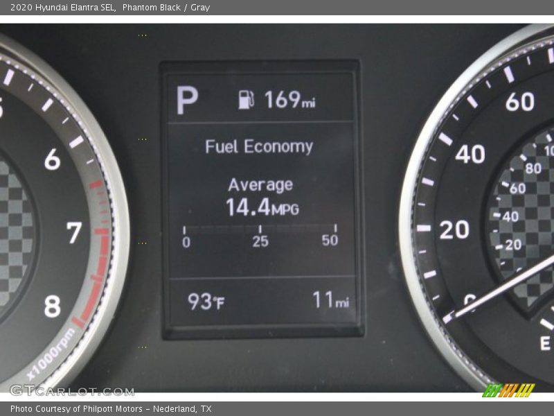 Phantom Black / Gray 2020 Hyundai Elantra SEL