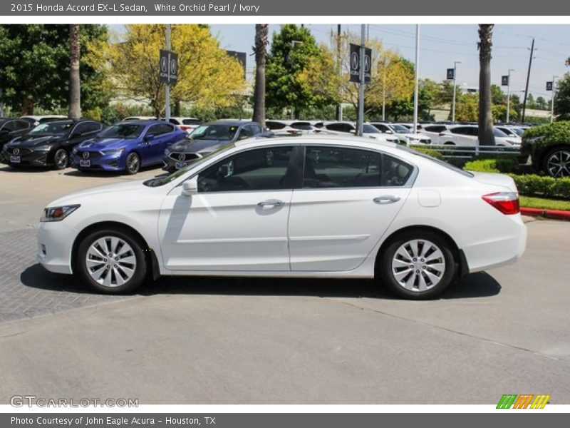White Orchid Pearl / Ivory 2015 Honda Accord EX-L Sedan