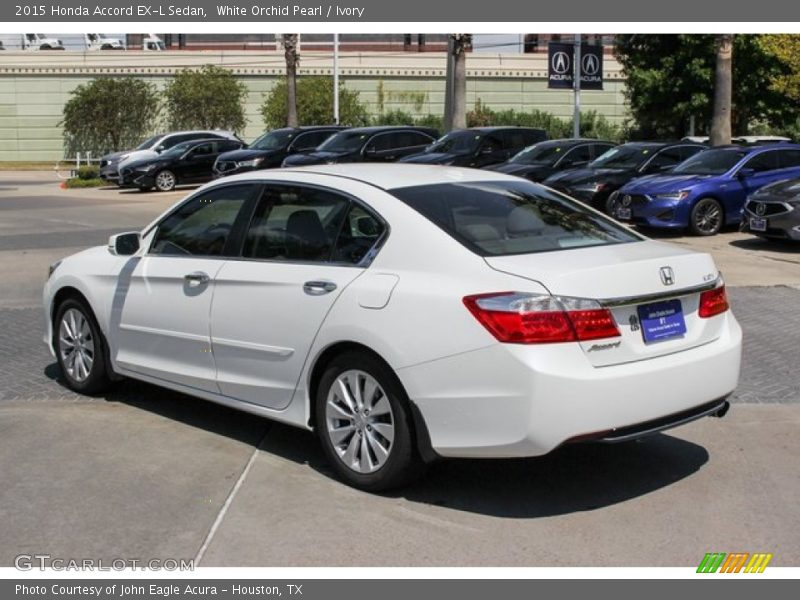 White Orchid Pearl / Ivory 2015 Honda Accord EX-L Sedan