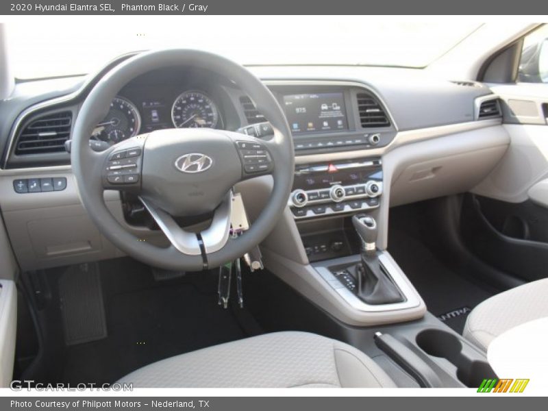 Phantom Black / Gray 2020 Hyundai Elantra SEL