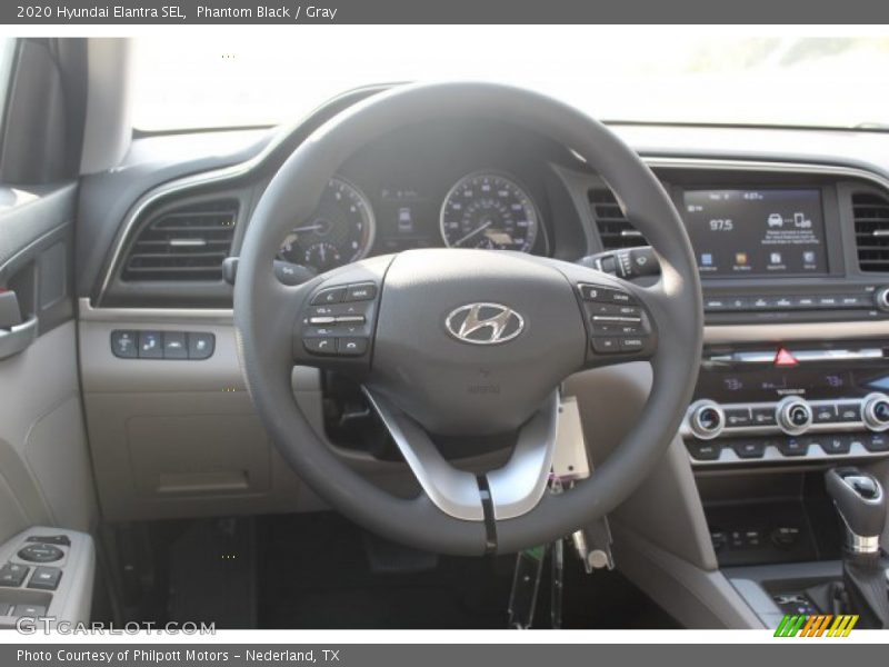 Phantom Black / Gray 2020 Hyundai Elantra SEL