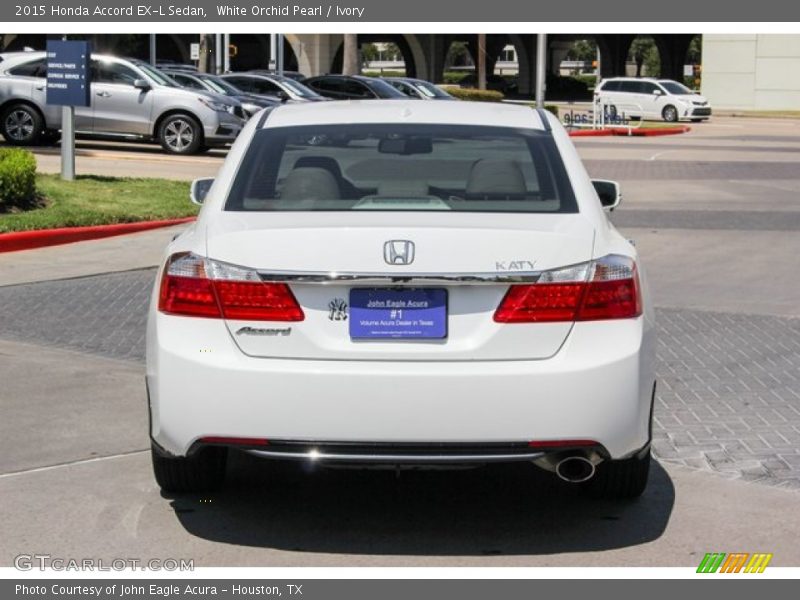 White Orchid Pearl / Ivory 2015 Honda Accord EX-L Sedan
