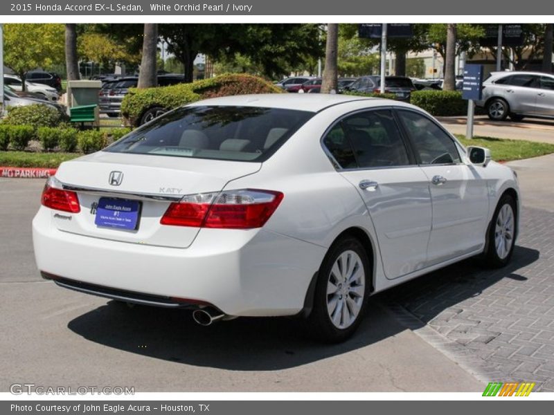 White Orchid Pearl / Ivory 2015 Honda Accord EX-L Sedan