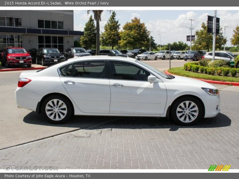 White Orchid Pearl / Ivory 2015 Honda Accord EX-L Sedan