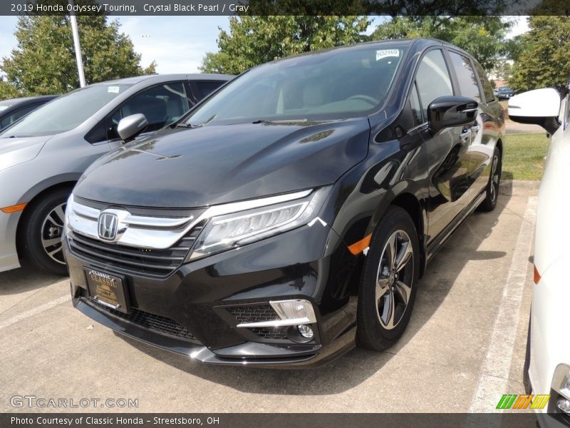 Crystal Black Pearl / Gray 2019 Honda Odyssey Touring
