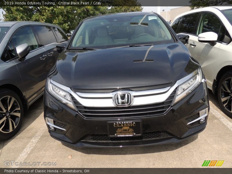Crystal Black Pearl / Gray 2019 Honda Odyssey Touring