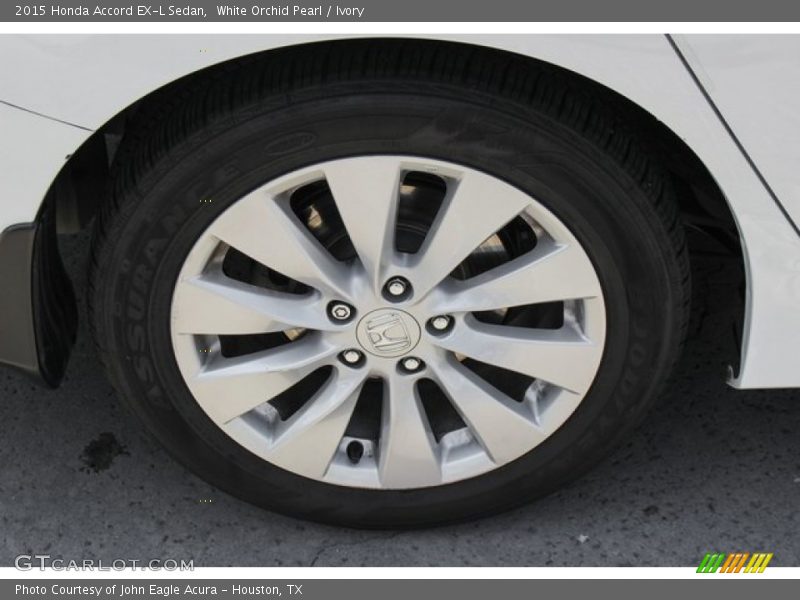 White Orchid Pearl / Ivory 2015 Honda Accord EX-L Sedan