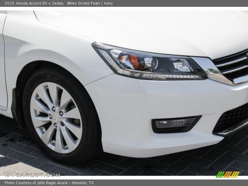 White Orchid Pearl / Ivory 2015 Honda Accord EX-L Sedan
