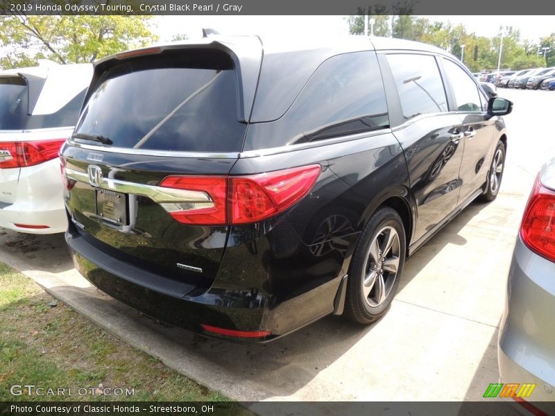 Crystal Black Pearl / Gray 2019 Honda Odyssey Touring