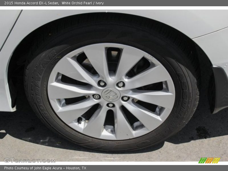 White Orchid Pearl / Ivory 2015 Honda Accord EX-L Sedan